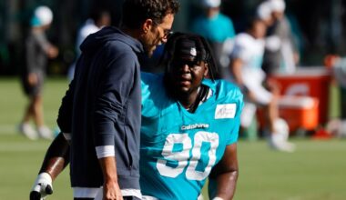Dolphins release first depth chart, first-round pick is a backup