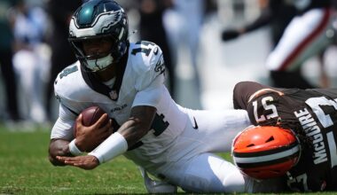 Eagles QB3 battle: McCord, Thompson-Robinson struggle in preseason loss