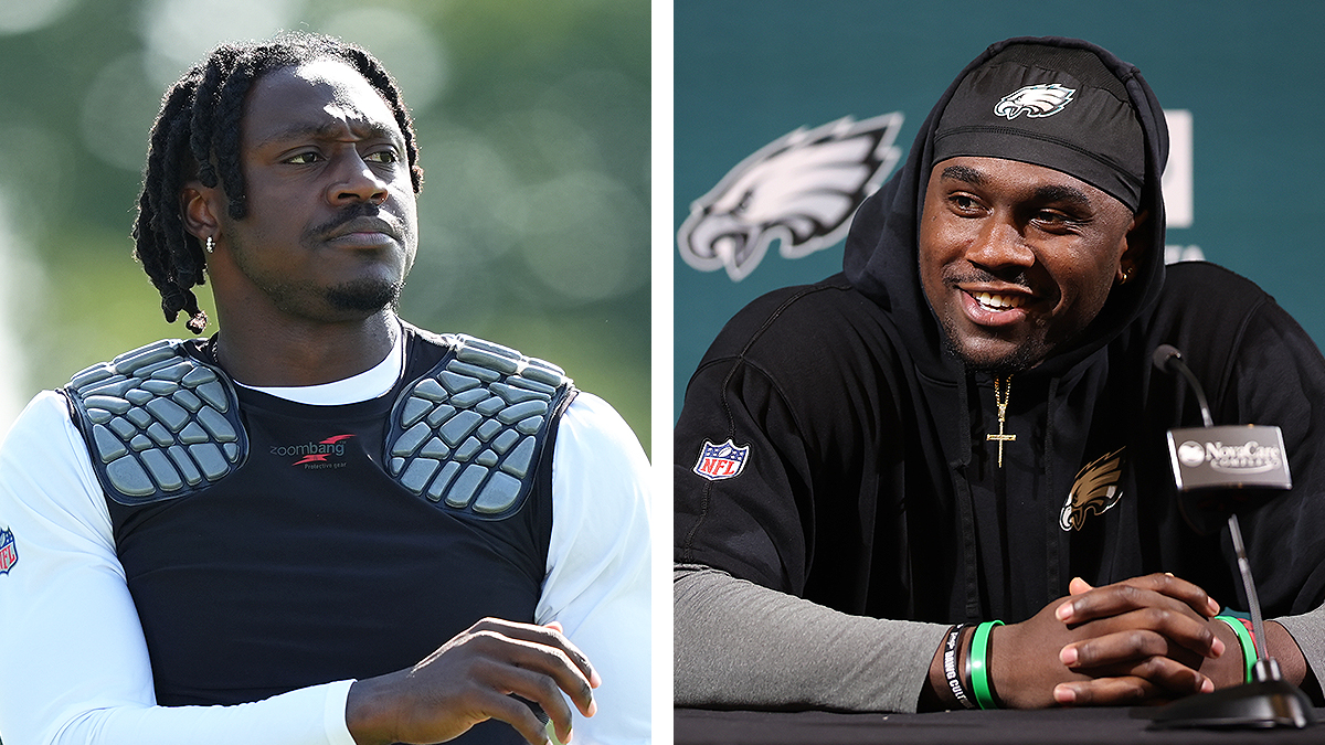 Good injury news for Eagles with A.J. Brown and Jalyx Hunt back at practice – NBC Sports Philadelphia