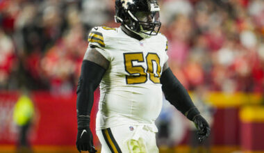 Saints To Trade DT Khalen Saunders To Jaguars For Luke Fortner