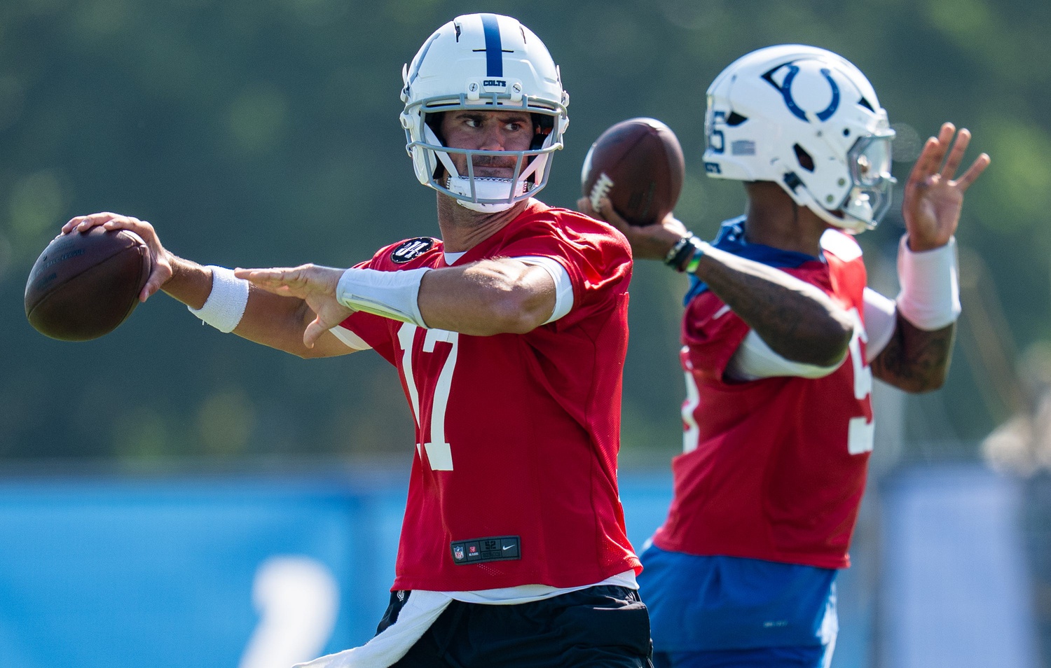 AFC Notes: Daniel Jones, Khalen Saunders, Colts, Jaguars, Titans