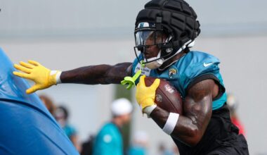 Staff picks for fantasy football 2025 sleepers, including Tank Bigsby, Ricky Pearsall