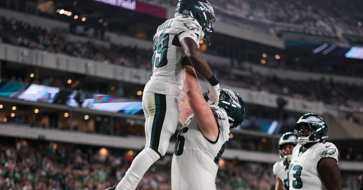 Eagles' (mostly) backup offensive linemen blew Bengals' starters off the ball