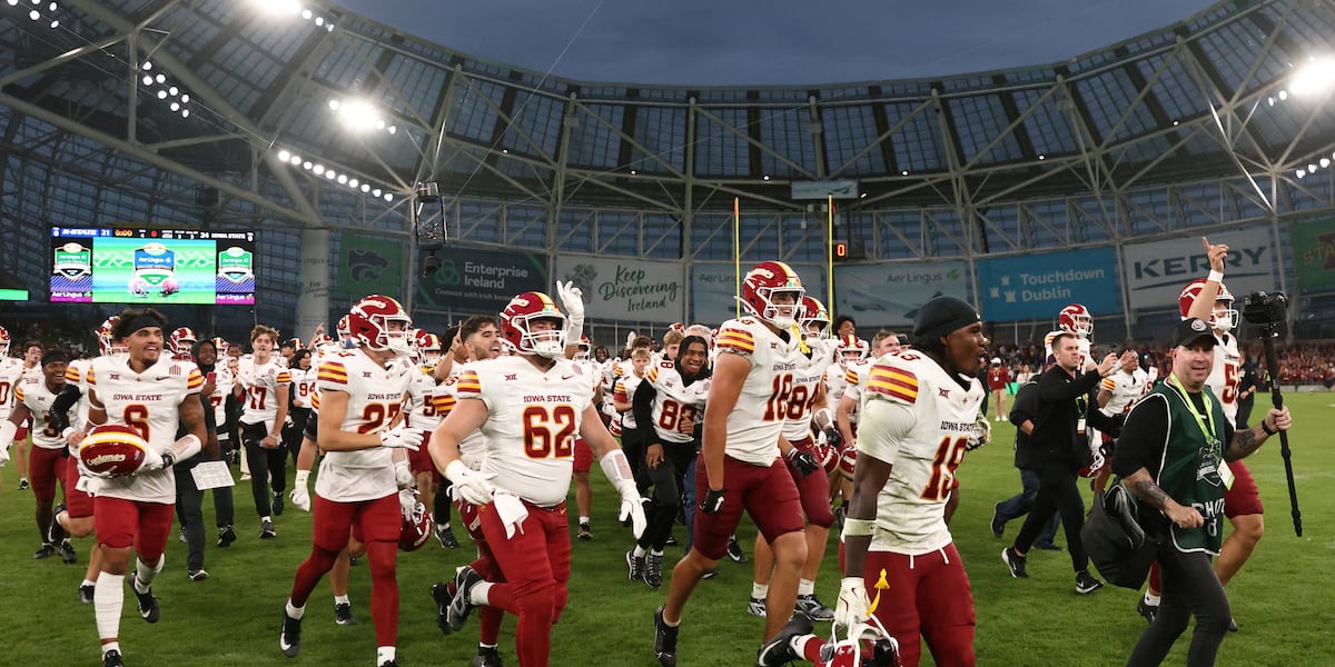 No. 22 Iowa State plays home opener against South Dakota after knocking off K-State in Ireland