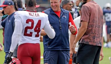 Commanders star posts video denying involvement in fight during Pats joint practice