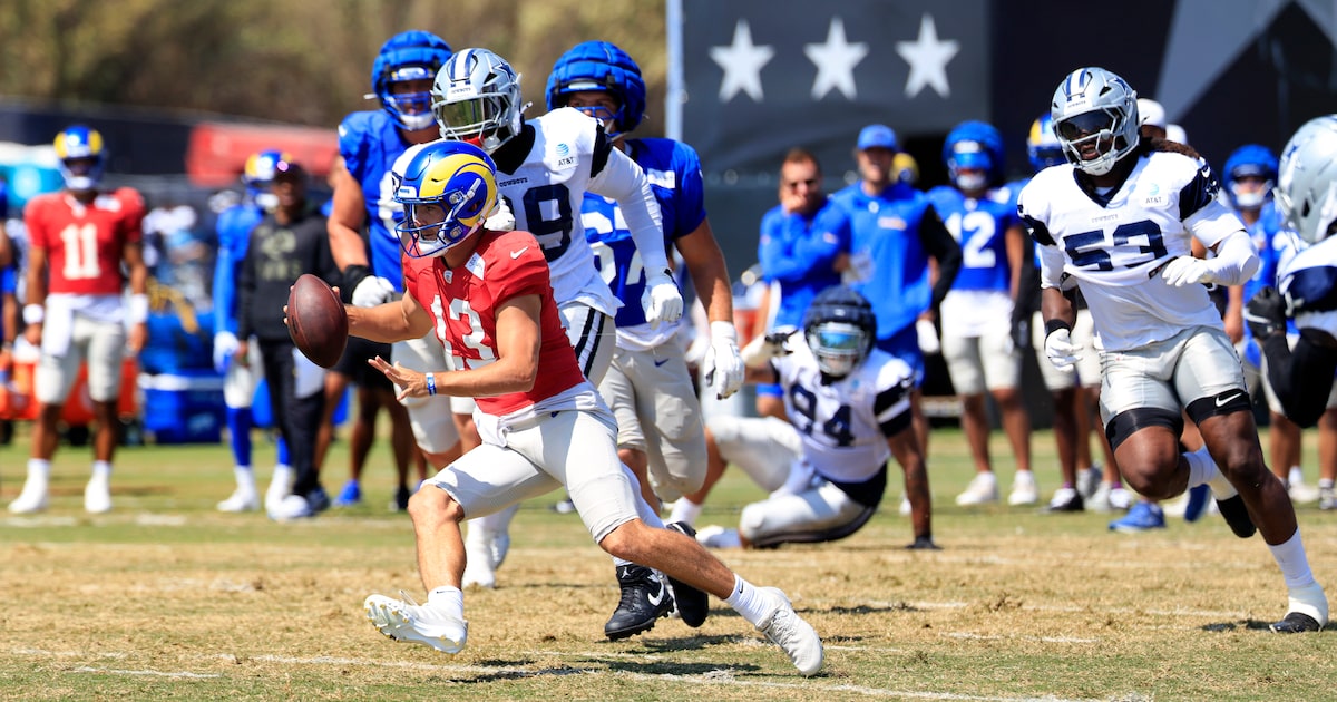First joint practice with Rams gets heated