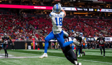 Detroit Lions WR Isaac TeSlaa thought NFL draft day call from favorite team was prank, until it wasn’t