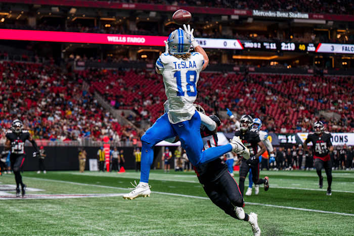 Detroit Lions WR Isaac TeSlaa thought NFL draft day call from favorite team was prank, until it wasn’t