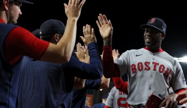 Red Sox’ Aroldis Chapman hasn’t allowed a hit since day of Patriots’ first training camp practice