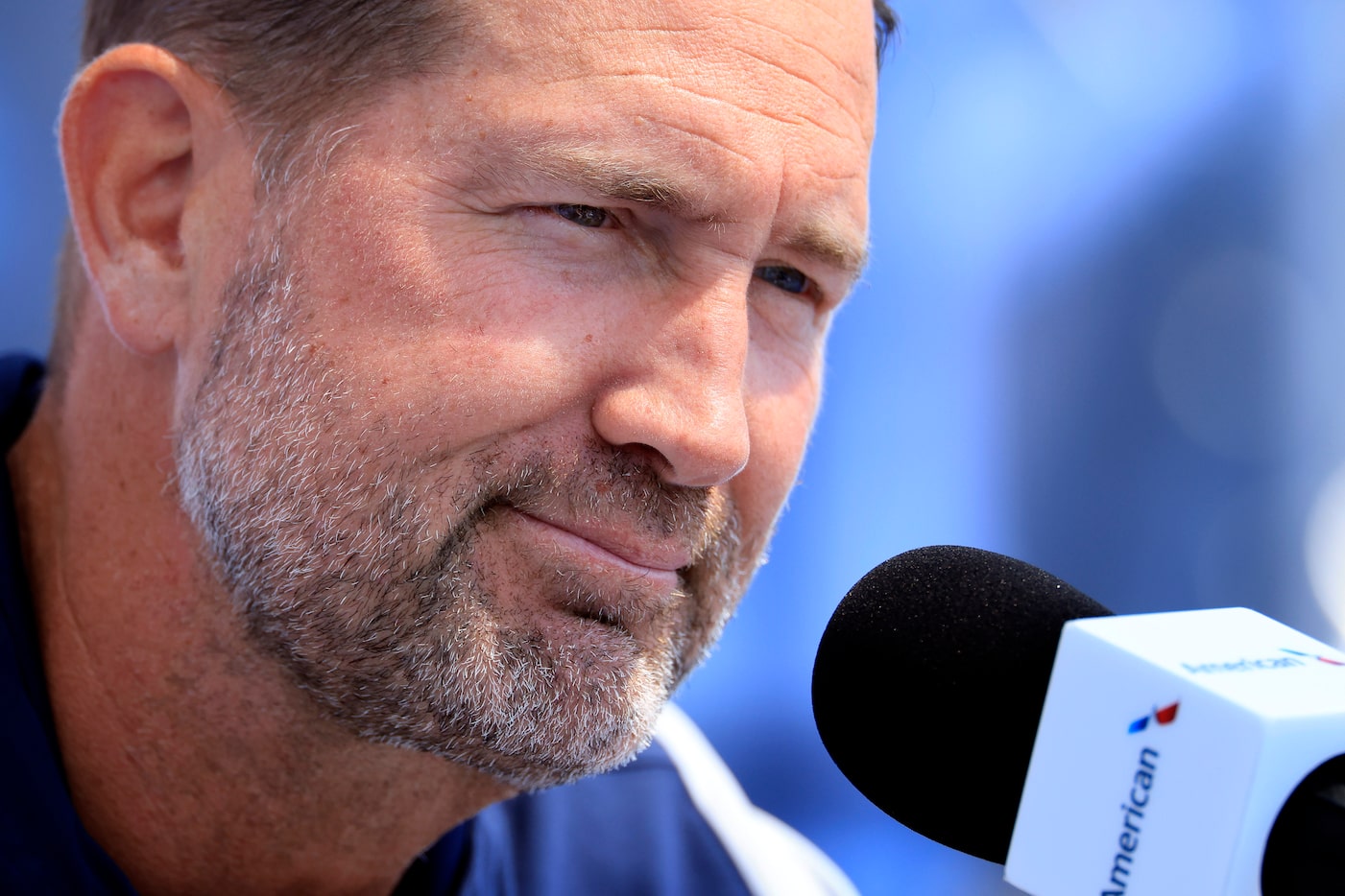 Dallas Cowboys head coach Brian Schottenheimer answers questions from reporters during his...