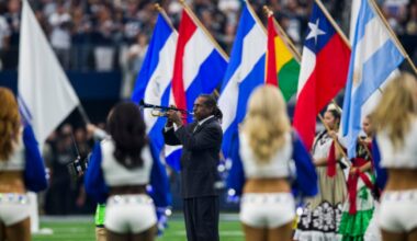 Dallas Cowboys national anthem trumpeter Freddie Jones has retired