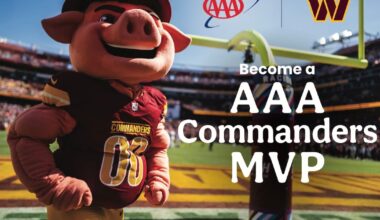 AAA, Washington Commanders collab on ‘MVP Benefits’ membership program
