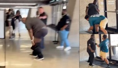 Life Lesson: If You're A Big Man, You Simply Can't Let Your Pants Fall Off In The Middle Of An NFL Preseason Brawl