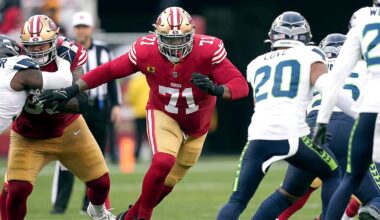 George Kittle hilariously sets unique 49ers goal for Trent Williams in 2025