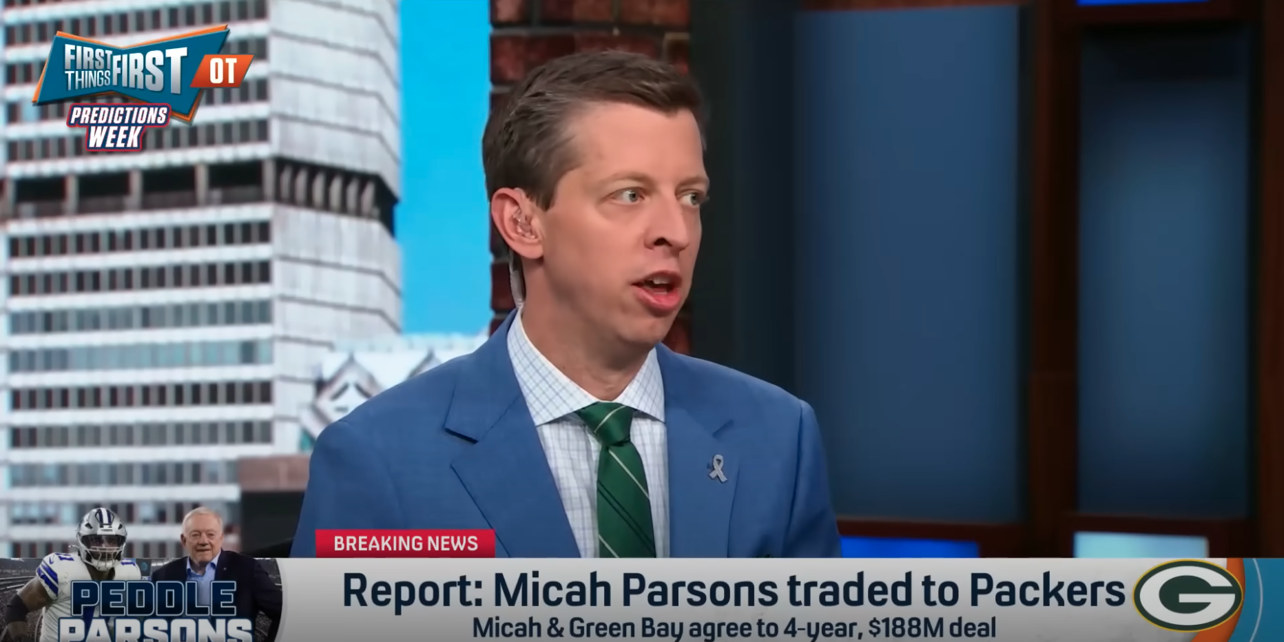 Danny Parkins is in no man's land at FS1