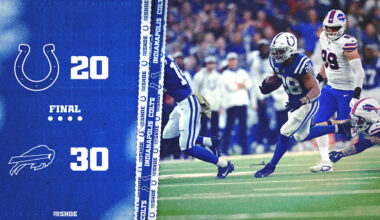 Colts unable to mount comeback against Bills in Week 10 loss