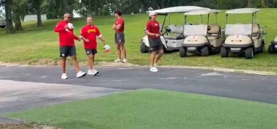 Antonio Pierce at Kansas City Chiefs practice.