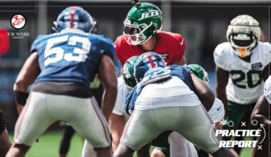 Jets Joint Practice Report vs. Giants (8/13/2025)