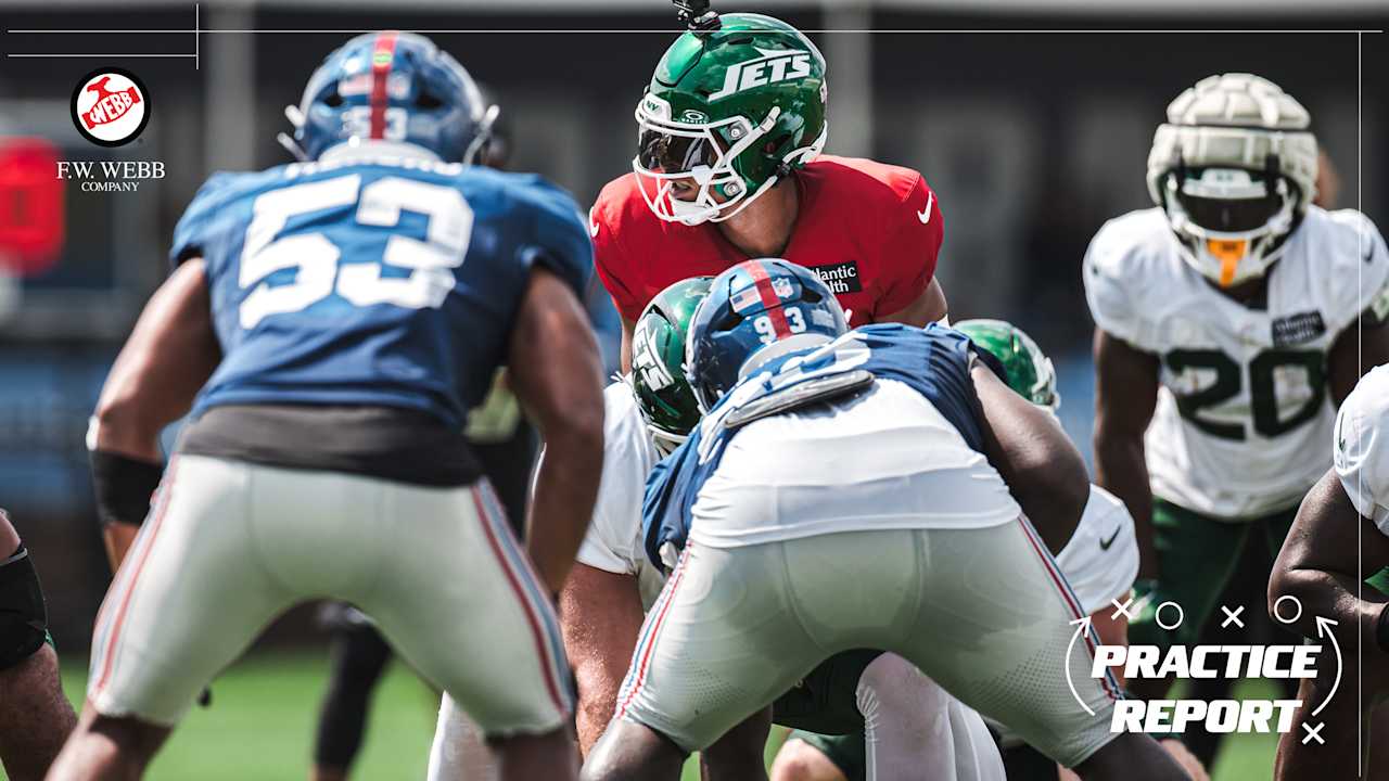 Jets Joint Practice Report vs. Giants (8/13/2025)