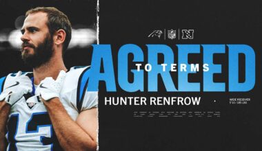 Panthers agree to terms with Hunter Renfrow, place another receiver on IR