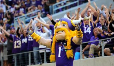 Vikings Mascot Viktor Mocks Texas State Fair Attendance