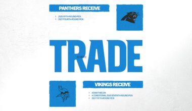 Panthers agree to trade Adam Thielen to the Vikings