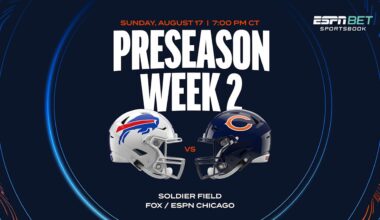 How to watch, listen to, stream Bears-Bills Preseason Week 2 game - Chicago Bears