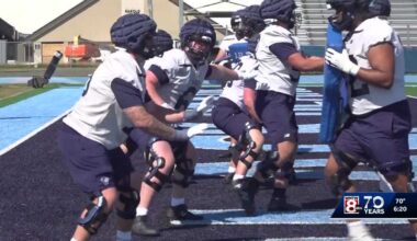 UMaine football team starts practice