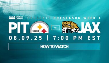 Preseason Week 1, How to Watch Pittsburgh Steelers vs. Jacksonville Jaguars