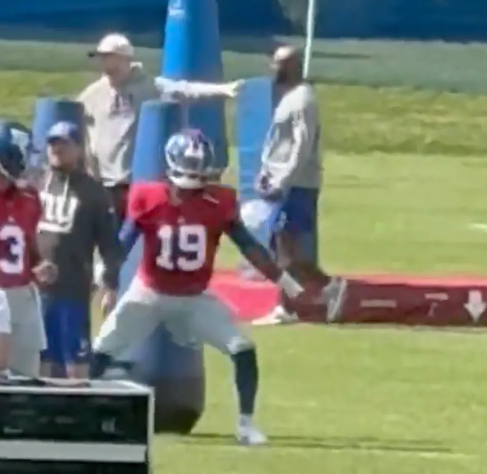 Winston busts a move Saturday. @PardonMyTake/X