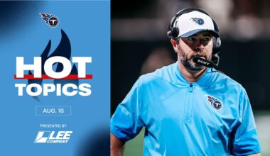 Hot Topics From Titans HC Brian Callahan's Saturday Presser 