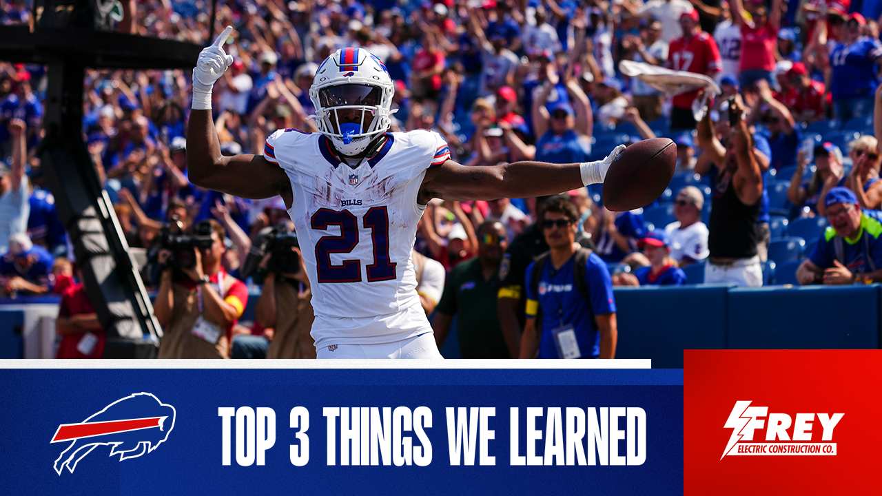 Top 3 things we learned from Bills vs. Giants