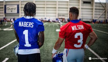 Russell Wilson's impact on Malik Nabers