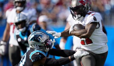 NFL teams Panthers and Buccaneers