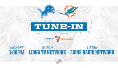 Lions vs. Dolphins: How to watch, listen and follow - Detroit Lions