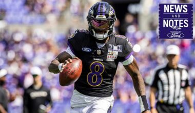 Lamar Jackson’s Foot Is ‘Fine’; X-Rays Negative