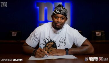 Chauncey Golston aims to 'keep ascending' on other side of Giants-Cowboys rivalry