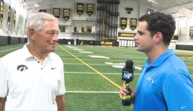 One-on-one with Iowa football coach Kirk Ferentz at Hawkeyes media day