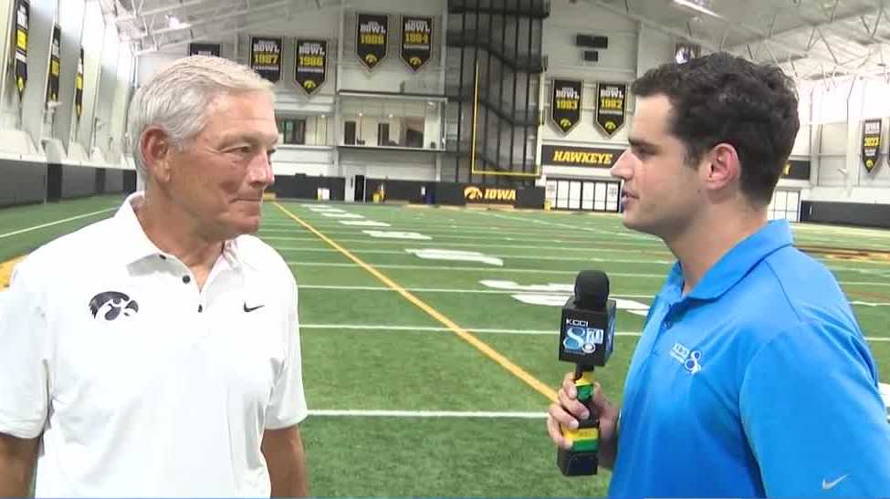 One-on-one with Iowa football coach Kirk Ferentz at Hawkeyes media day
