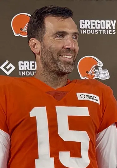 Cleveland Browns quarterback Joe Flacco participated in the joint practice between his team and the Carolina Panthers in Charlotte on Aug. 6, 2025. However Flacco won’t play in Friday’s preseason game, as the Browns go with less experienced quarterbacks in the exhibition.