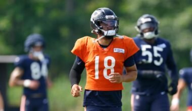 Why Fantasy Football drafters should temper expectations for Caleb Williams and Bears after joint practices