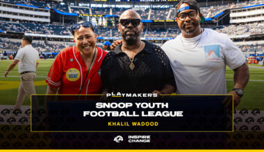 Khalil Wadood of Snoop Youth Football League named Rams' third 'pLAymaker' honoree of 2025