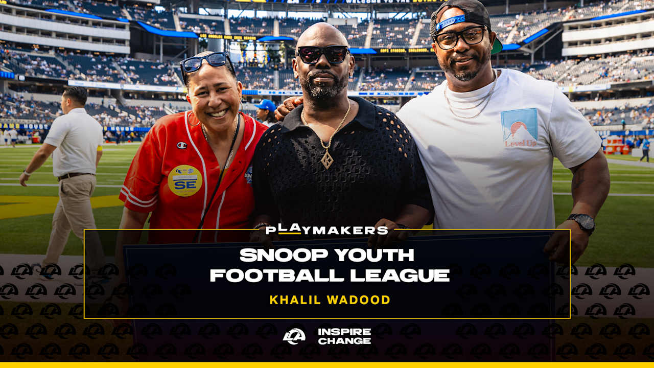 Khalil Wadood of Snoop Youth Football League named Rams' third 'pLAymaker' honoree of 2025