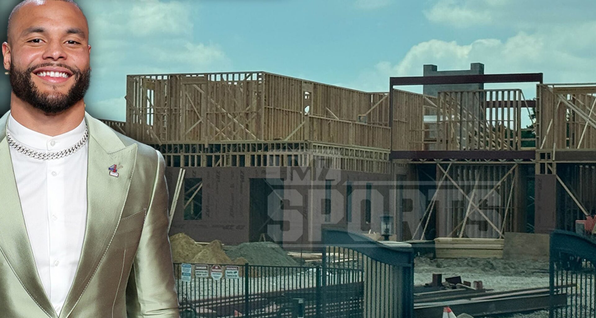 Dak Prescott's Massive Texas Mansion Taking Shape