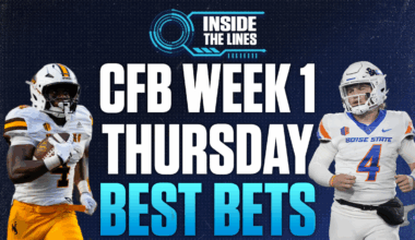 College football Week 1: Boise State vs. South Florida and Ohio vs. Rutgers spread among Thursday's best bets