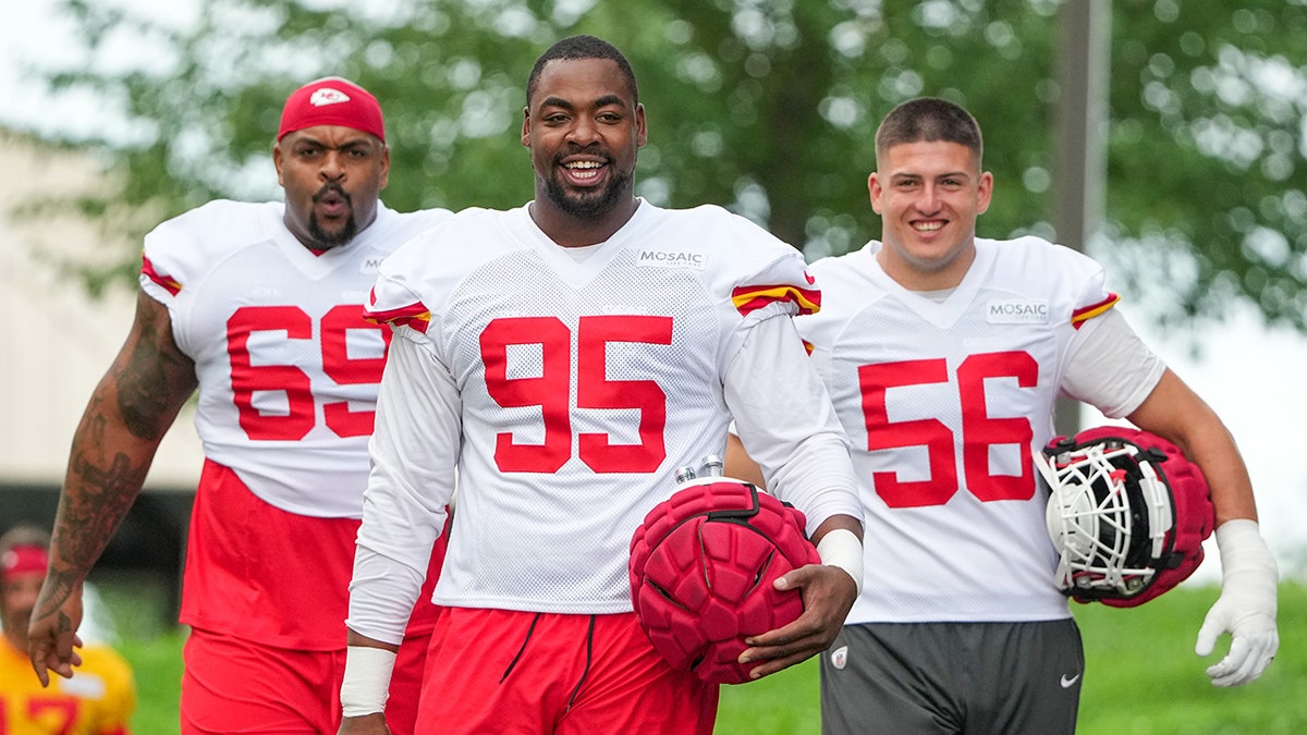 Chris Jones at training camp