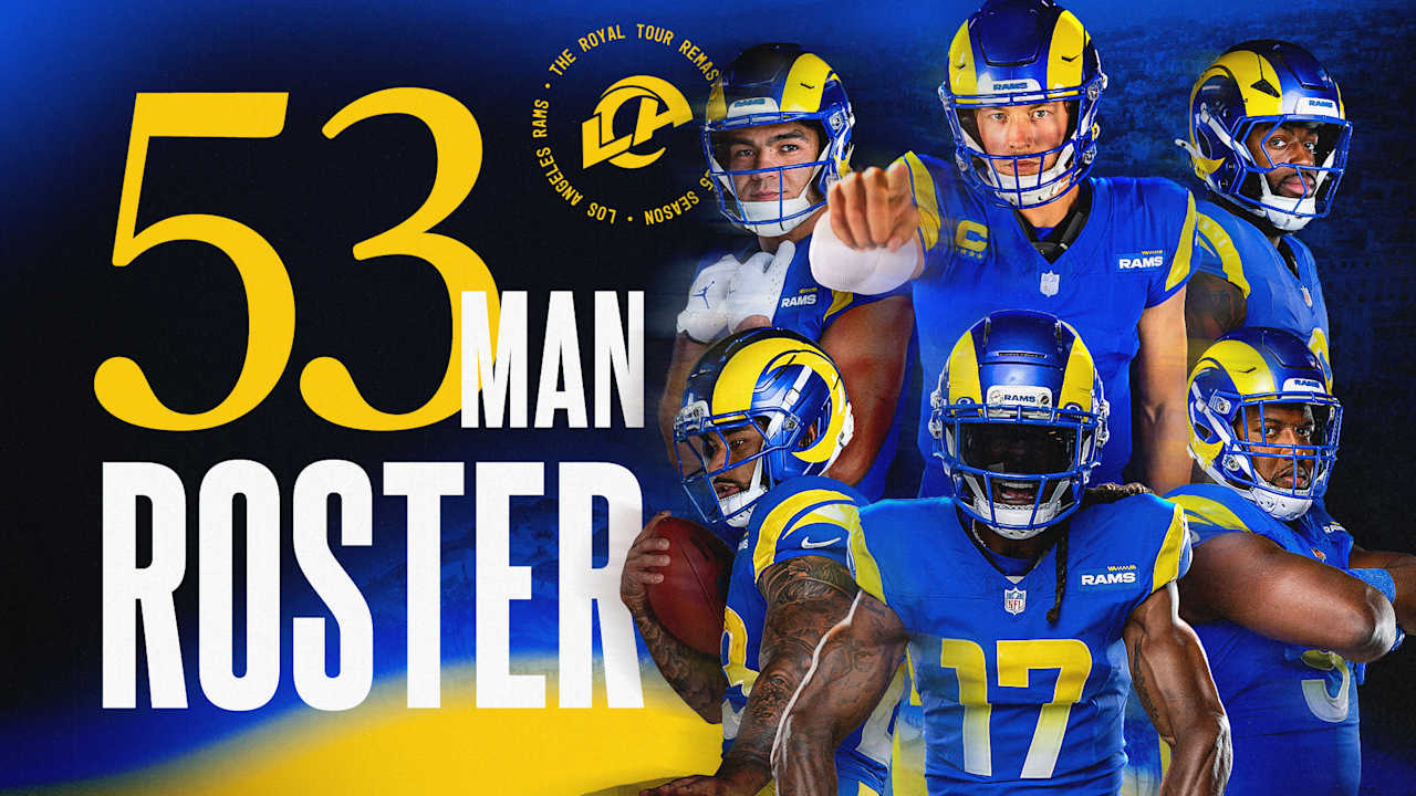 Rams announce initial 53-man roster for 2025 season
