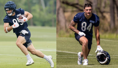 Bears camp report: Cole Kmet-Colston Loveland combo proving dangerous