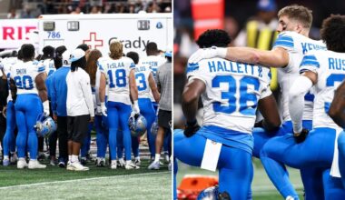 NFL game abandoned after Detroit Lions star Morice Norris is knocked out by scary hit as teammates pray for him on field