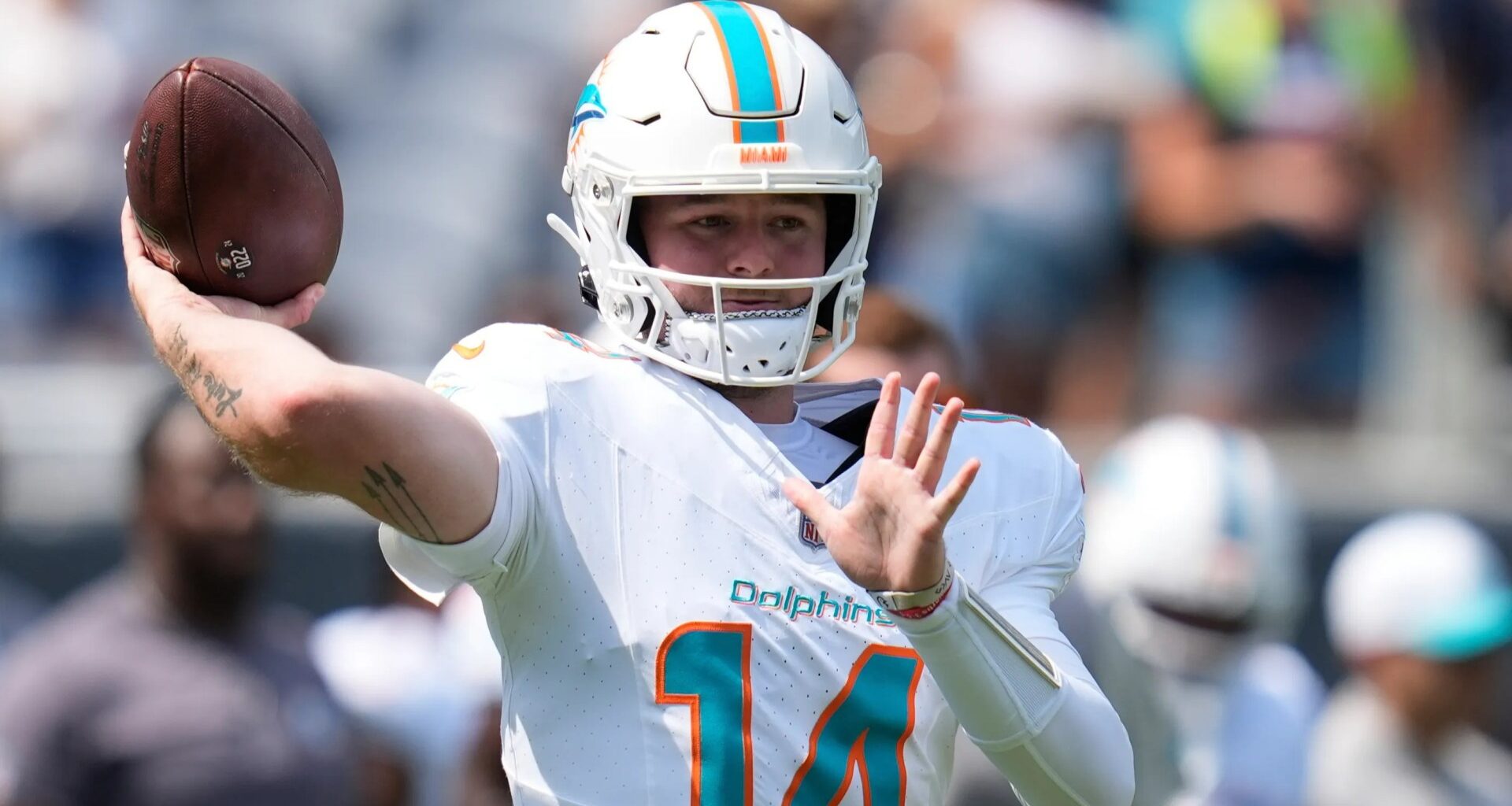 Quinn Ewers suffers horrific Miami Dolphins debut stateline as Colin Cowherd sends brutal 3-word message to rookie